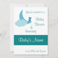 Modèle Invitation baby shower - Pour Homme