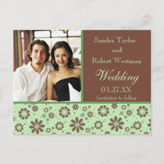 Modèle Mariage carte photo