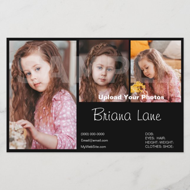 Modèle Modèle Comp Capture d'écran Enfants Zed (Devant)