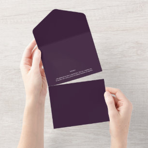 Modèle monochrome BUDGET PLUM PURPLE