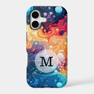 Modèle personnalisé motif abstrait coloré