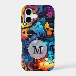 Modèle personnalisé motif ondulé coloré