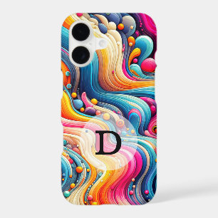 Modèle personnalisé vibrant design ondulé