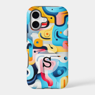 Modèle personnalisé vibrant motif rétro