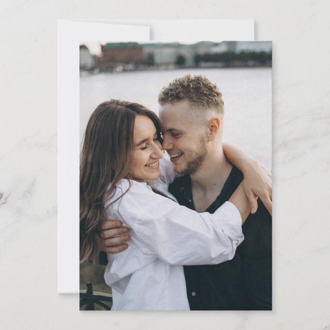 Modèle photo Pour Faire-part de mariage Vellum (Devant)