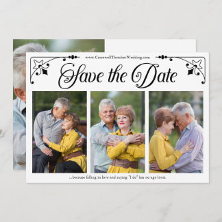 Modèle photo recto-verso du script vintage