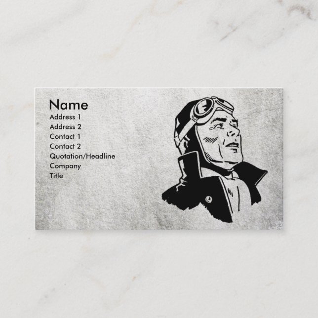 Modèle pilote de carte de visite (Devant)