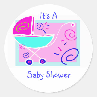 Modèle pour bébé Buggy Enveloppe Stickers