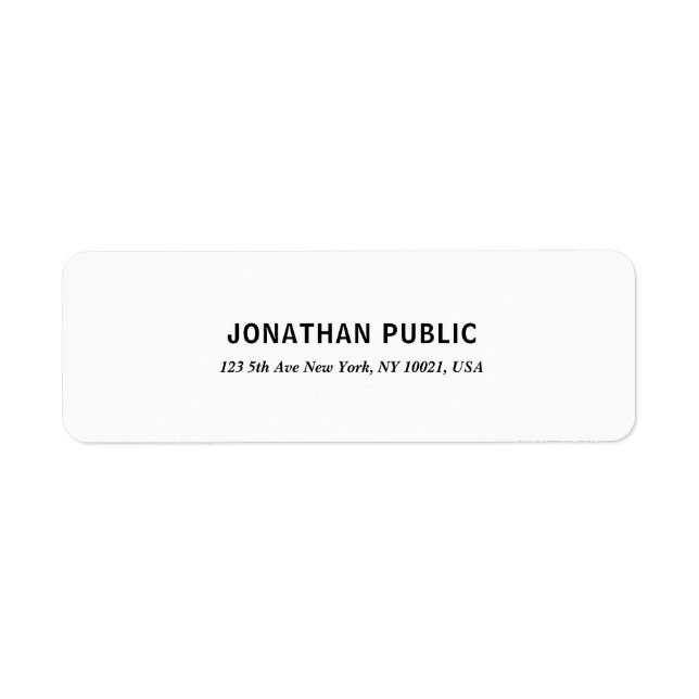 Modèle professionnel Creative Modern Simple White (Devant)