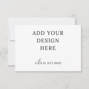 Modèle RSVP par carte de réponse mariage (3,5 x 5 