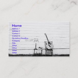 Modèle seul de carte d'industrie musicale de