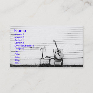 Modèle seul de carte d'industrie musicale de