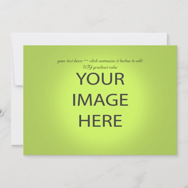 Modèle simple, couleur do-it-yourself dégradé/5x7  (Devant)