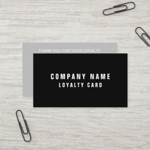 Modèle simple de carte de visite de fidélité 10 ti