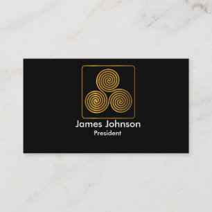 Modèle simple de carte de visite de logo