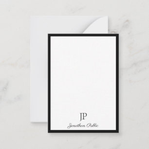 Modèle simple de monogramme de manuscrit de