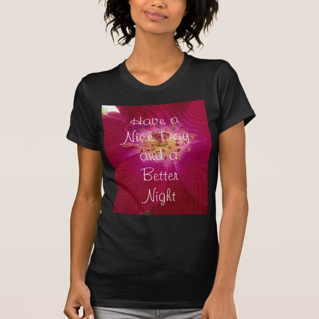 Modèle T-shirt Dark Basic pour Dames - Customisé (Devant)