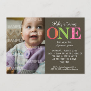 Modelé une invitation de fête d'anniversaire