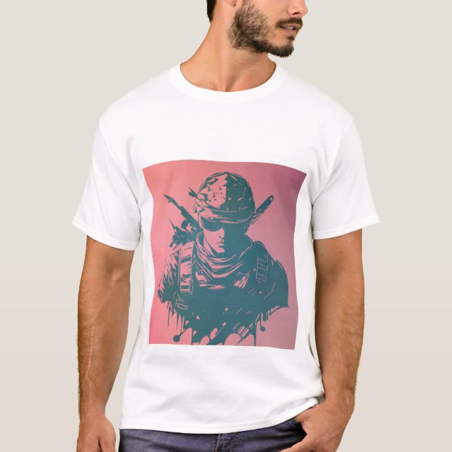 Modèle unique de T-shirt secteur (Devant)