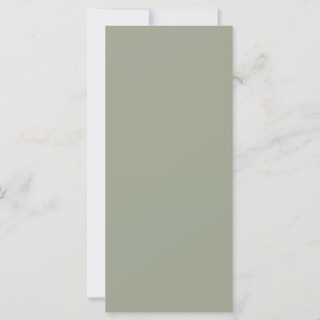 Modèle vert personnalisé de 4 x 9 pouces (Devant)