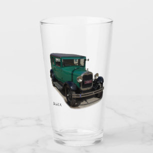 Modèle vert Un verre