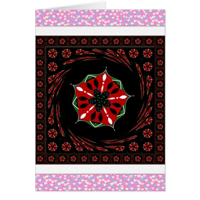 Modèle vertical de la carte de voeux (Devant)