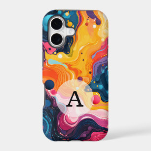 Modèle vibrant personnalisé à motif ondulé