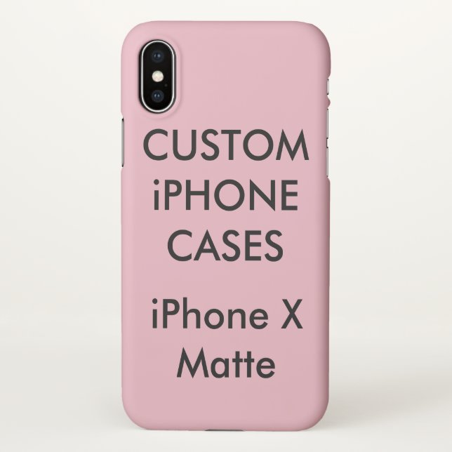 Modèle vierge Coque personnalisé iPhone X (Dos)