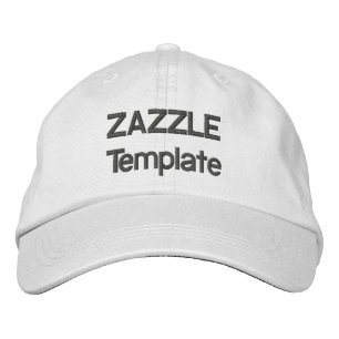Modèle vierge de Casquette de baseball brodé perso