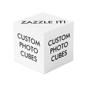 Modèle vierge de cube photo personnalisé
