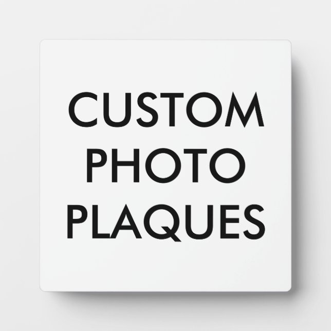 Modèle vierge personnalisé de la plaque photo pers (Devant)