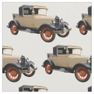Modèle vintage un tissu classique de voiture