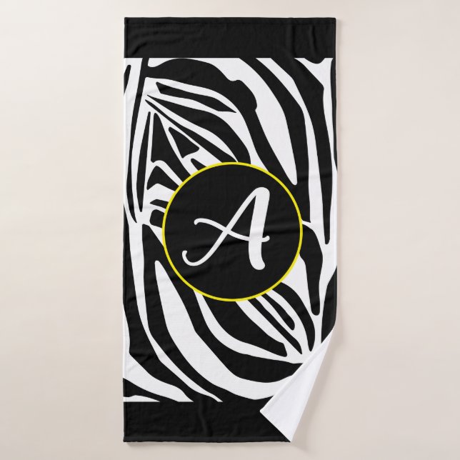 Modèle Zebra (Serviette de bain)