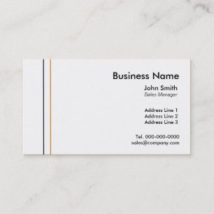 Modèles de carte de visite simples