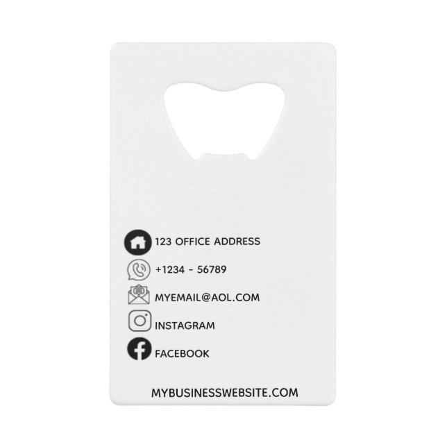 Modèles du logo de design Carte de visite d'entrep (Devant)
