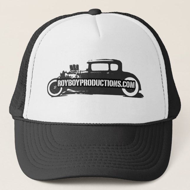 Modelez un casquette de camionneur de pochoir (Devant)