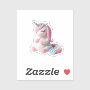 modeling clay unicorn colorful 