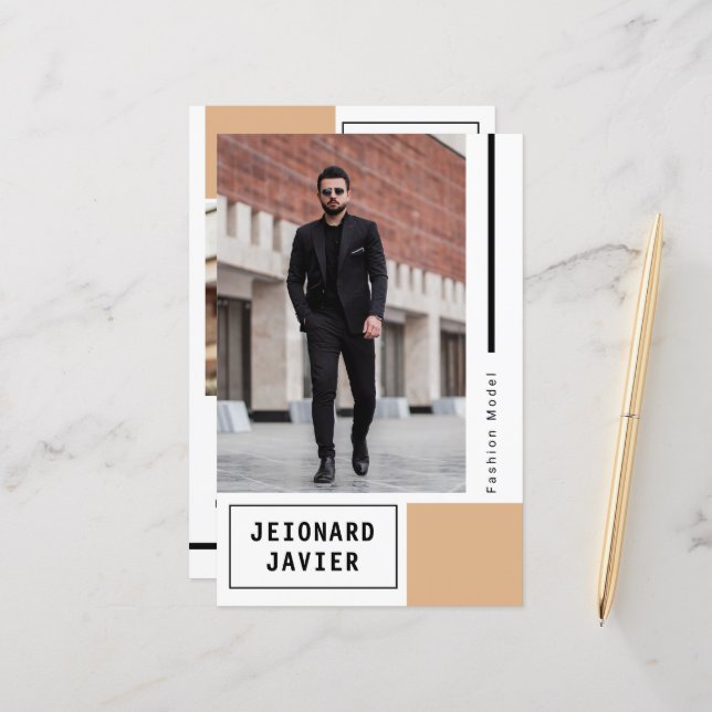 Modélisation du Modèle de carte Comp (Devant/Arrière en situation)