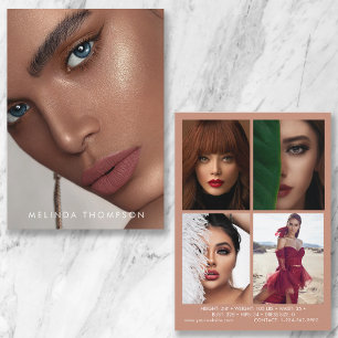 Modelling Acting Comp Card 5 Photo Beige