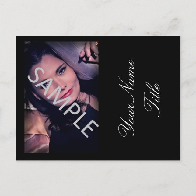 Modelling/Acting Mini Zed/Comp Card (Front)