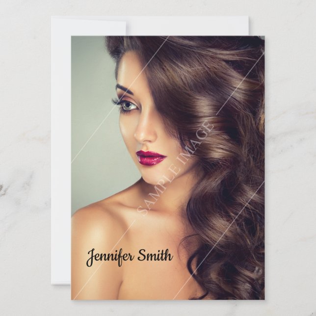 Modelling Comp Card (Front)