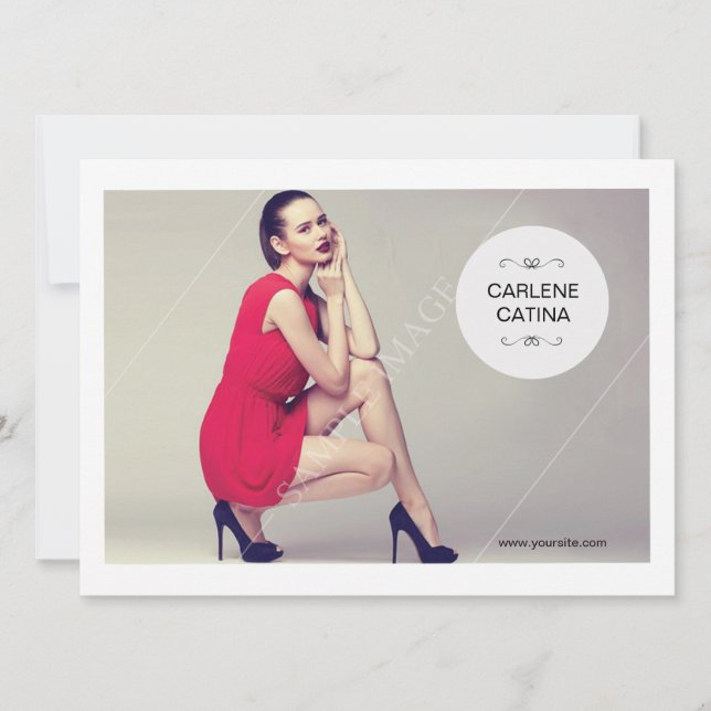 Modelling Comp Card (Front)