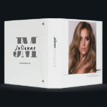 Modelling Portfolio Binder | Custom Photo and Logo<br><div class="desc">Make a great first impression at your next casting call or audition with this custom photo modelling portfolio featuring your name,  photo,  and monogram.</div>