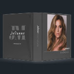 Modelling Portfolio Binder | Custom Photo and Logo<br><div class="desc">Make a great first impression at your next casting call or audition with this custom photo modelling portfolio featuring your name,  photo,  and monogram.</div>