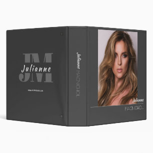 Modelling Portfolio Binder   Custom Photo and Logo