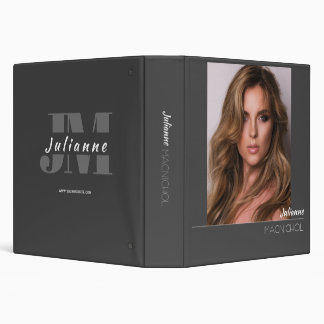 Modelling Portfolio Binder | Custom Photo and Logo