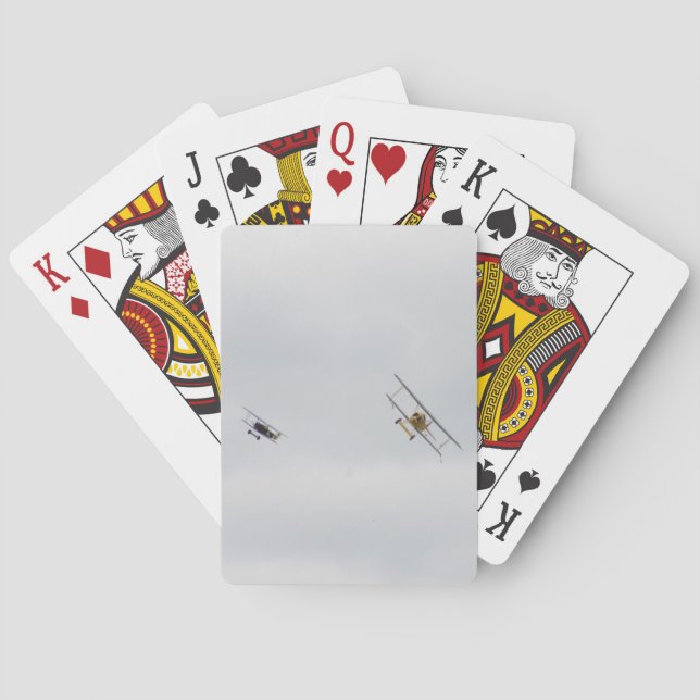 Models Of German WW1 Fighters Playing Cards (Back)