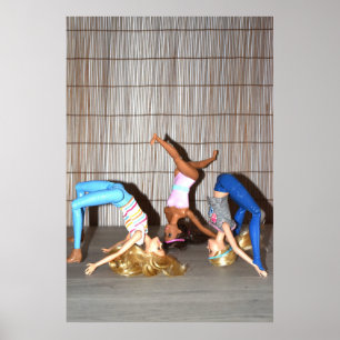 Models Working Out. Poster