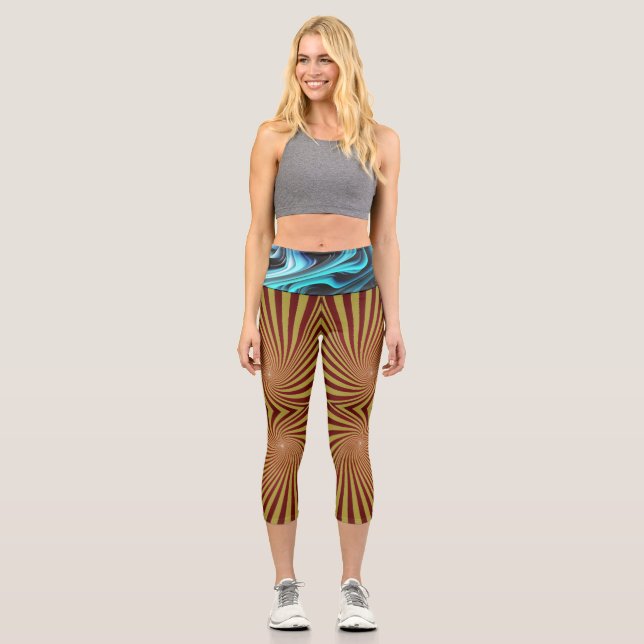 ModeLuxe – Trendy High-Waisted Capris (Front)