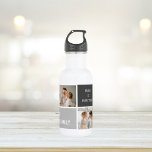 Moden 3Collage Photo & Grey Best Family Gift 532 Ml Water Bottle<br><div class="desc">Moden 3Collage Photo & Grey Best Family Gift</div>